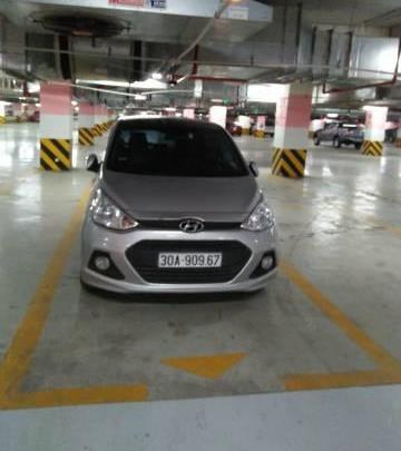 Bán Hyundai Grand i10 2015, màu bạc, 370 triệu