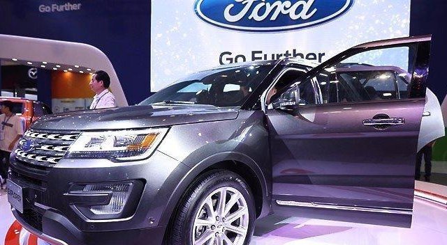 Bán Ford Explorer đời 2017, màu xám, nhập khẩu chính hãng