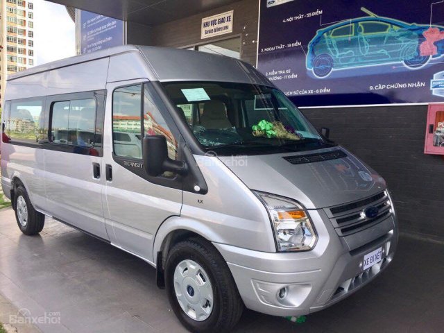 Ford Transit 16 chỗ giá tốt, khuyến mãi hộp đen, giá 220 triệu lấy xe về