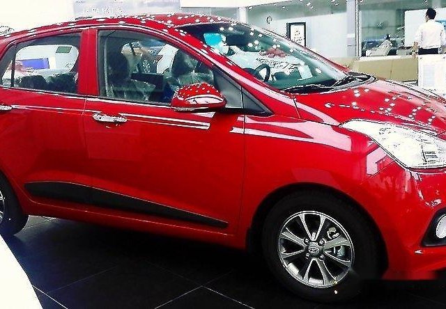 Bán xe Hyundai Grand i10 1.0 MT BASE sản xuất 2017, màu đỏ, xe nhập, giá 365tr