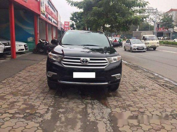 Bán xe cũ Toyota Highlander SE đời 2011, màu đen, nhập khẩu