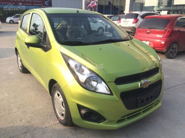 Bán xe Chevrolet Spark Duo 1.2L màu xanh, trả góp ngân hàng - LH: 0945.307.489