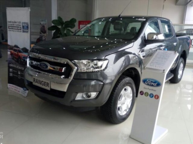 Cần bán Ford Ranger XLT 4x4 MT đời 2017, màu xám (ghi), nhập khẩu chính hãng, giá tốt