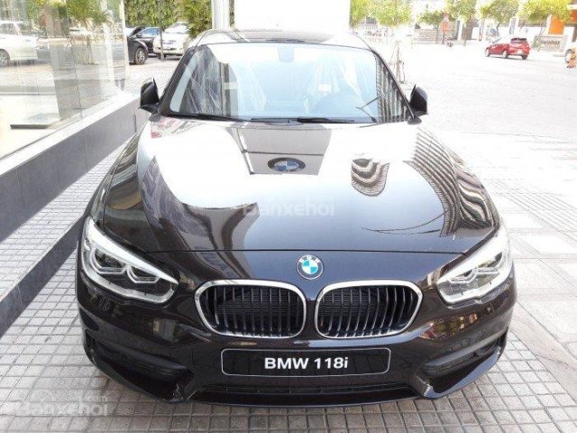Bán BMW 1 Series 118i đời 2017, màu nâu (Sparkling Brown), nhập khẩu chính hãng