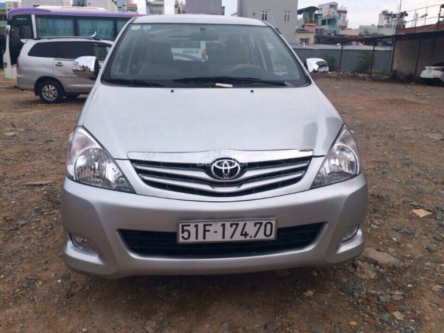 Cần bán xe Toyota Innova sản xuất 2008, màu bạc