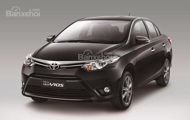 Cần bán gấp Toyota Vios J đời 2014, màu đen xe gia đình, giá chỉ 420 triệu