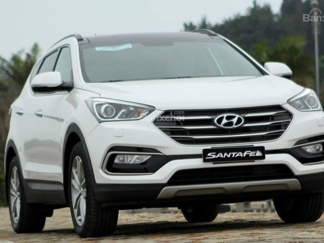 Bán Hyundai Santa Fe 2017, khuyến mại cực lớn giá tốt nhất thị trường