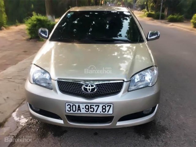 Bán xe cũ Toyota Vios G sản xuất 2007, màu vàng