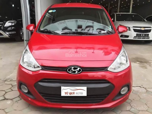 Tứ Quý Auto hiện đang bán xe Hyundai Grand i10 1.0MT 2016 màu đỏ, số sàn