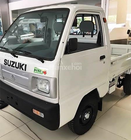 Cần bán Suzuki Super Carry Truck đời 2018, màu trắng, hỗ trợ phí trước bạ