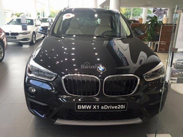 BMW X1 sDrive18i đời 2017, màu đen, nhập khẩu. BMW Đà Nẵng cam kết giá tốt nhất, giao xe sớm nhất