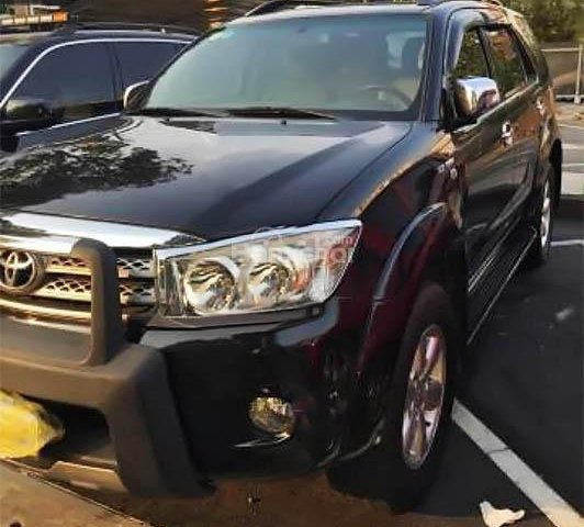 Bán Toyota Fortuner 2.7V năm 2009, màu đen xe gia đình giá cạnh tranh