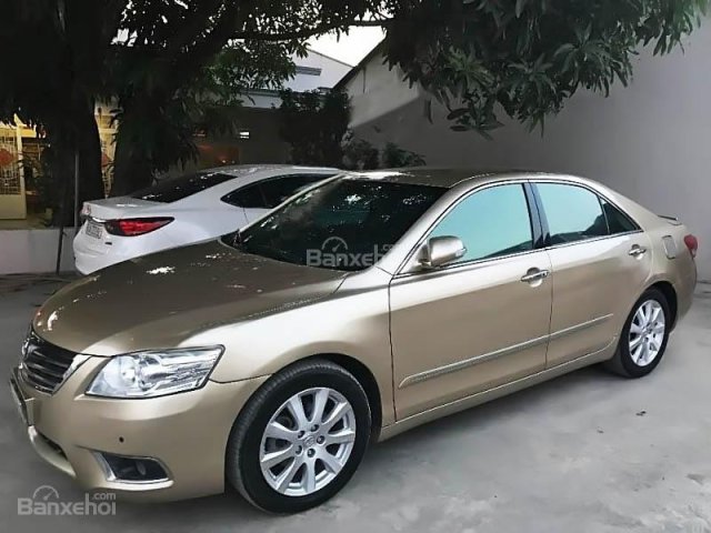 Bán Toyota Camry 3.5Q đời 2008, màu vàng