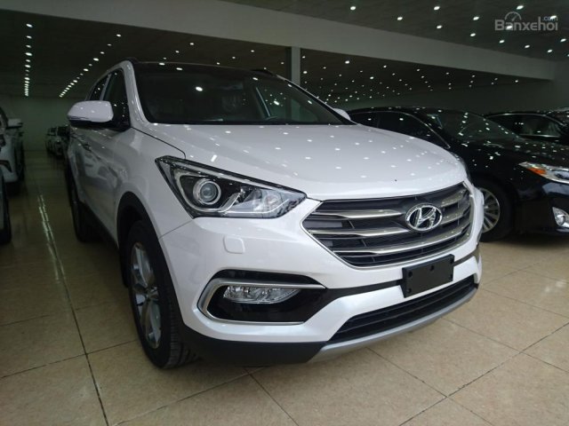 Bán Hyundai Santa Fe 2.2 máy dầu Diesel sản xuất 2018, đủ màu, hỗ trợ trả góp đến 90%, LH: 090.467.5566