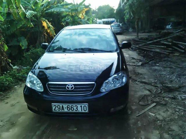 Bán xe Toyota Corolla altis đời 2002, màu đen chính chủ