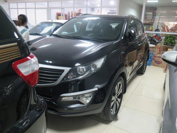 Bán xe cũ Kia Sportage TLX AT đời 2010, màu đen, giá 600tr