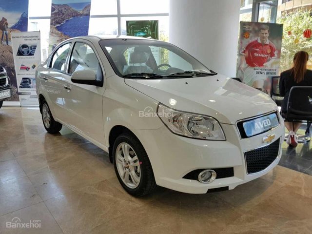 Bán xe Chevrolet Aveo LTZ 1.4L màu trắng, trả góp ngân hàng - LH: 0945 307 489