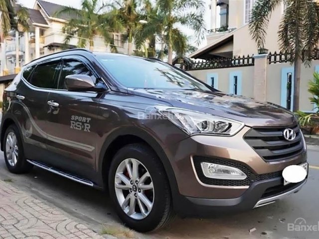 Bán xe Hyundai Santa Fe 2WD đời 2013, màu nâu, xe nhập số tự động