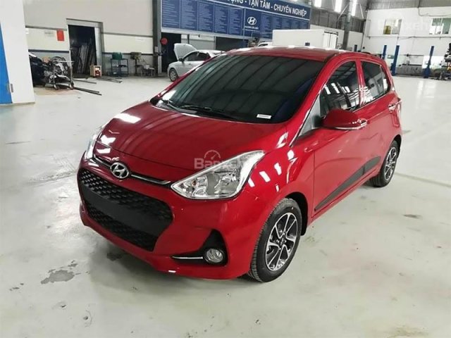 Bán ô tô Hyundai Grand i10 1.2AT đời 2017, màu đỏ, xe nhập