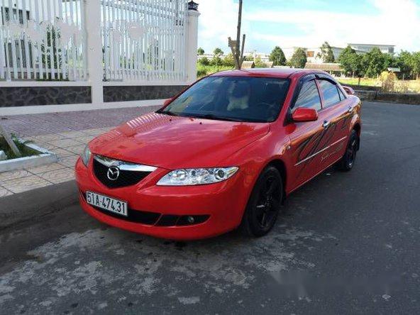 Bán xe Mazda 6 sản xuất 2004, màu đỏ số sàn