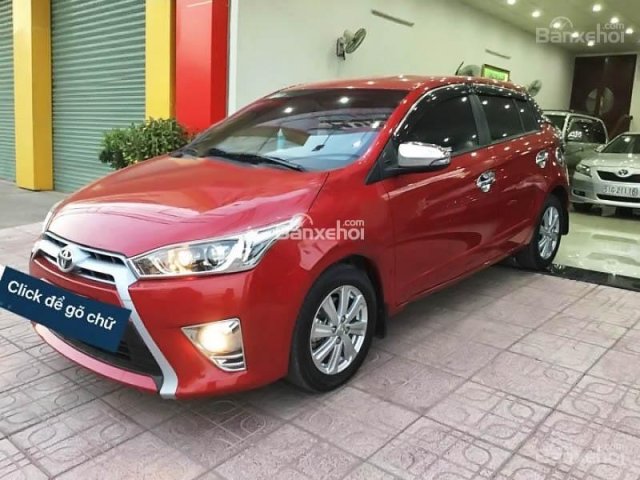 Cần bán xe Toyata Yaris G đời 2015, màu đỏ, xe nhập nguyên chiếc