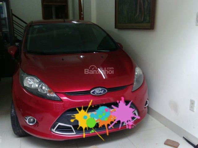 Bán xe Ford Fiesta 5 cửa Hatchback 1.6 AT tự động màu đỏ 2011