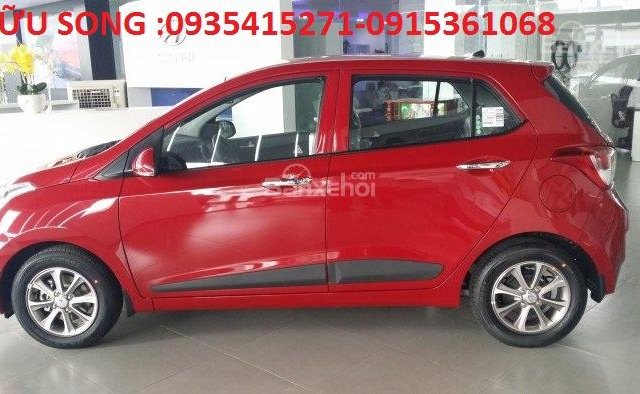 Cần bán Hyundai Grand i10 1.0 MT đời 2017, màu đỏ, nhập khẩu giá 330 triệu, liên hệ 0935415271-0915361068