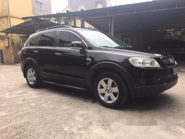 Bán xe cũ Chevrolet Captiva LTZ đời 2009, màu đen, giá bán 455 triệu