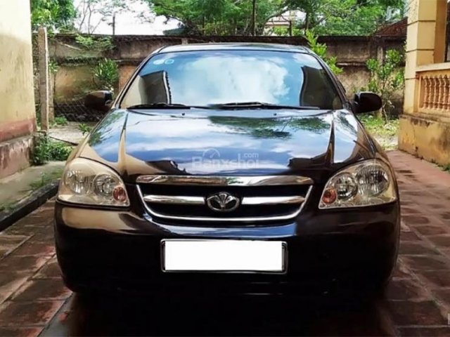 Bán xe Daewoo Lacetti đời 2008, màu đen