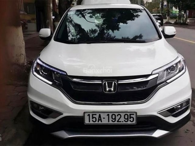 Bán ô tô Honda CR V 2.0AT đời 2015, màu trắng số tự động, giá chỉ 900 triệu