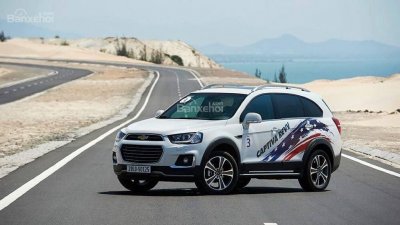 Bán Chevrolet Captiva màu trắng, Vũng Tàu, giá tốt, bao ngân hàng 24h, thủ tục đơn giản, nhanh - gọn -lẹ