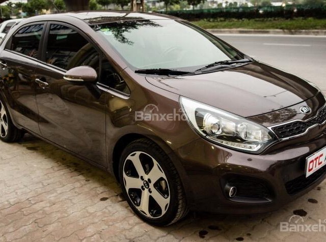 Cần bán Kia Rio Hatchback năm 2014, màu nâu, xe nhập