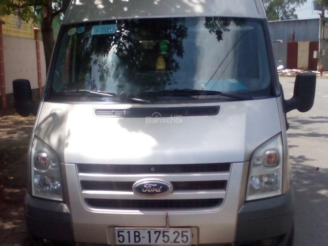 Bán Ford Transit 16 chỗ đời 2010, màu ghi vàng