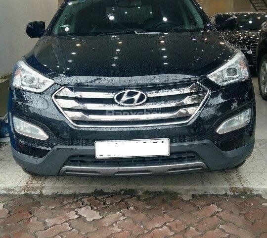 Bán xe Hyundai Santa Fe SLX 2.2 CRDi AT năm 2012, màu đen, nhập khẩu nguyên chiếc