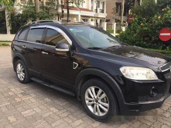 Cần bán gấp Chevrolet Captiva đời 2008, màu đen đã đi 40000 km, giá tốt