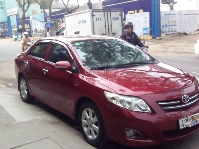 Cần bán gấp xe Toyota Altis màu đỏ đô, năm 2009