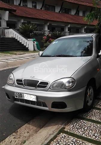 Xe Daewoo Lanos SX đời 2003, màu bạc chính chủ, giá chỉ 122 triệu