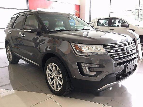 Cần bán Ford Explorer Limited 2.3 Ecoboost năm 2017, màu xám