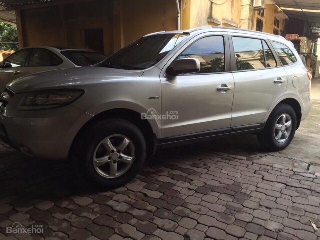 Bán Hyundai Santafe 2008 màu bạc, xe gia đình giá 510tr