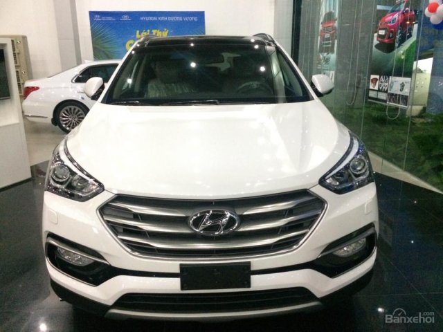 Hyundai Santafe Full xăng 2017, khuyến mãi khủng lên tới 100triệu