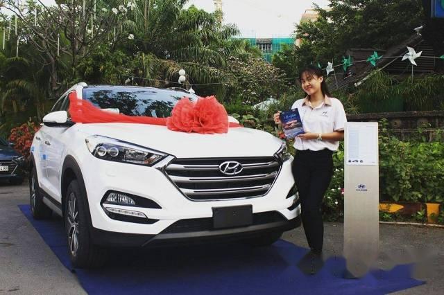 Bán xe Hyundai Santa Fe 2017, tự động, nhiên liệu xăng