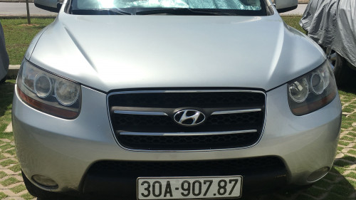 Bán xe Hyundai Santa Fe 2.2 AT đời 2006, màu bạc số tự động, giá 485tr