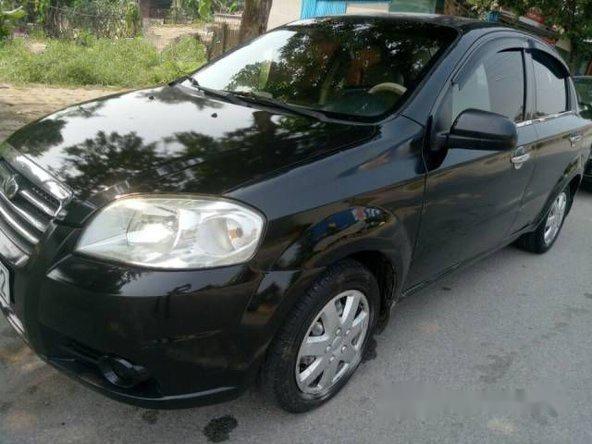 Chính chủ bán lại xe Daewoo Gentra MT 2009, màu đen, giá 210tr