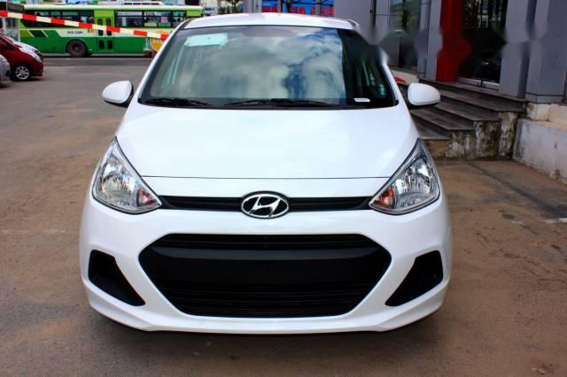 Bán xe Hyundai Grand i10 1.0 MT BASE đời 2017, màu trắng, nhập khẩu chính hãng, 353tr