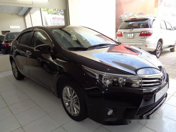 Bán Toyota Corolla altis AT 2016, màu đen đã đi 1 km, 760tr