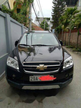 Bán xe cũ Chevrolet Captiva đời 2008, màu đen, 295tr