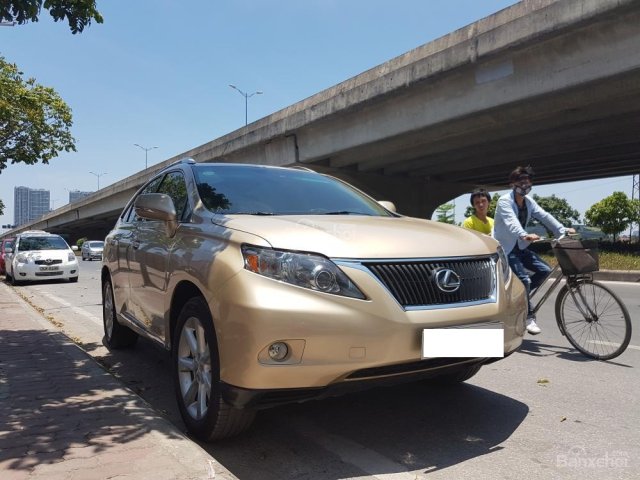 Bán Lexus RX350 đời 2009, màu vàng cát, nhập khẩu