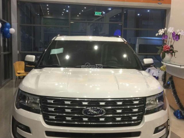 Bán Ford Explorer 2.3 đời 2017, màu trắng, nhập khẩu - LH: Mr. Hải - 0966877768