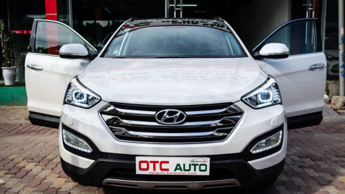 Bán xe cũ Hyundai Santa Fe 2.2 AT năm 2015, màu trắng