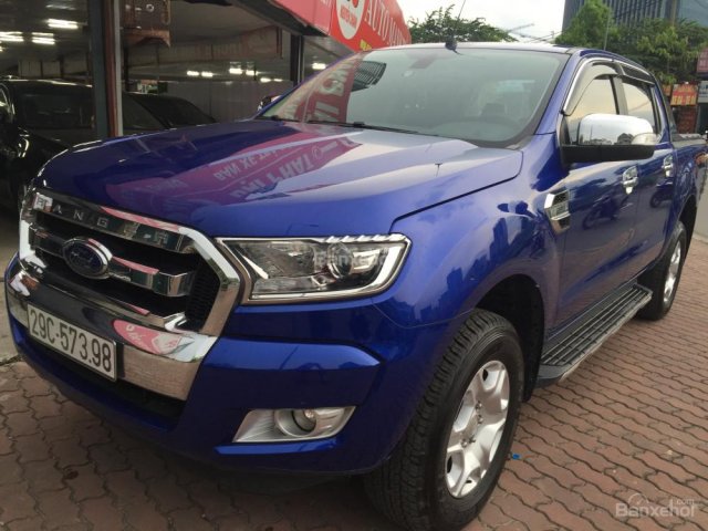 Bán Ford Ranger XLT 2.2L 4x4 MT đời 2015, màu xanh lam, nhập khẩu nguyên chiếc, giá 640tr